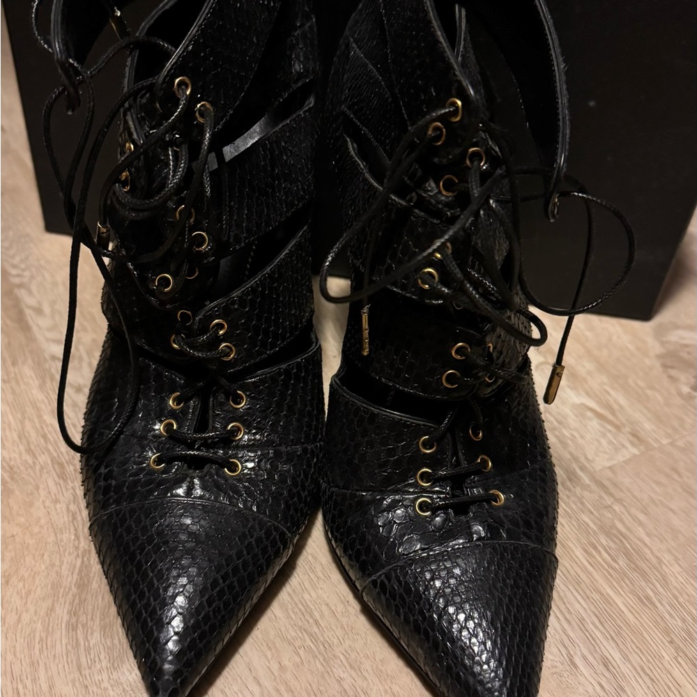 Tom Ford Python Leather Heels, 39 Size - image 2